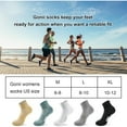 thumbnail image 5 of 5-Pairs Ankle Socks Womens Athletic Thick Cushioned Running Hiking Low Cut Women's Pilates elite, 5 of 6
