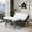 Basic Adjustable Bed Frame+12" White Mattress, variant on Split King Electric Adjustable Bed Frame with Head & Foot Incline, Under-Bed Lighting, Adjustable Legs, Zero Gravity Feature, 4 USB Ports, Wireless Remote Control, Easy Assembly