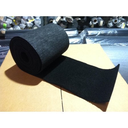 - Marine Trailer Bunk Carpet - BLACK - 18
