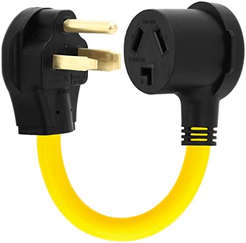 1FT NEMA 6-50P to NEMA 10-30R Power Adapter Cord, 50A Welder Male to 30A Dryer Female Adapter, STW 10AWG$$Tools & Hardware Other