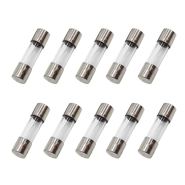 Fusible de fusión rápida F15AL250V, 5 x 20 mm (3/16 pulg. x 3/4 pulg.), 15 A, 250 V, de vidrio, 15 A, paquete de 10