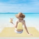 thumbnail image 5 of Toalla de playa de rayas con flecos y mochila, accesorio de baño grande, bordado disponible, toallas de playa de algodón., 5 of 7