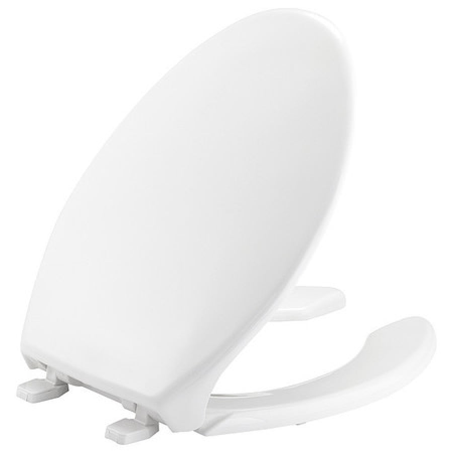BEMIS 1950 000 Commercial Heavy Duty Open Front Toilet Seat with Cover