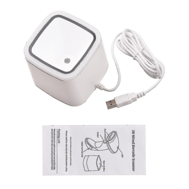 Plataforma de Escáner de Código Qr JanHm D33A Blanco