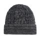 thumbnail image 2 of Gorro de invierno Zulema Gorro de clima frío para hombre Gorro elástico suave Gris oscuro, 2 of 6