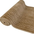 thumbnail image 2 of Custom Size Anti-Slip Machine Washable Soft Pile Moroccan Trellis Beige Runner Rugs ( 18' x 26"), 2 of 5
