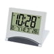 thumbnail image 1 of Reloj Despertador para Dormitorio,Niños Estudiante Pequeño Lcd Display Digital Reloj Despertador,Delgado Viaje Reloj Junto a la Cama Regalo Multifunción,Reloj Portátil de Plástico de Plata 7.2x6.3x1.4, 1 of 8