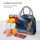 thumbnail image 5 of Balery Navy Blue Marble Bolsa de Almuerzo para Mujeres, Caja de Almuerzo, Bolsa de Almuerzo Pequeña Impermeable, Tote de Almuerzo Reutilizable con Gran Capacidad, 5 of 6