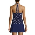 thumbnail image 2 of Lands' End Women's D-Cup Chlorine Resistant Square Neck Halter Tankini Swimsuit Top, 2 of 3