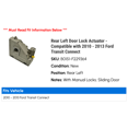 thumbnail image 2 of Rear Left Door Lock Actuator - Compatible with 2010 - 2013 Ford Transit Connect 2011 2012, 2 of 2