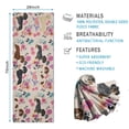 thumbnail image 2 of Dachshund and Flower Hot Yoga Mat Towel Non Slip for Hot Yoga - Quick-Drying Yoga Mat Cover with 4 Corner Pockets with Travel Bag - Hot Yoga Towel Non Slip Grip Moisture Wicking Sweat 70"x26", 2 of 6