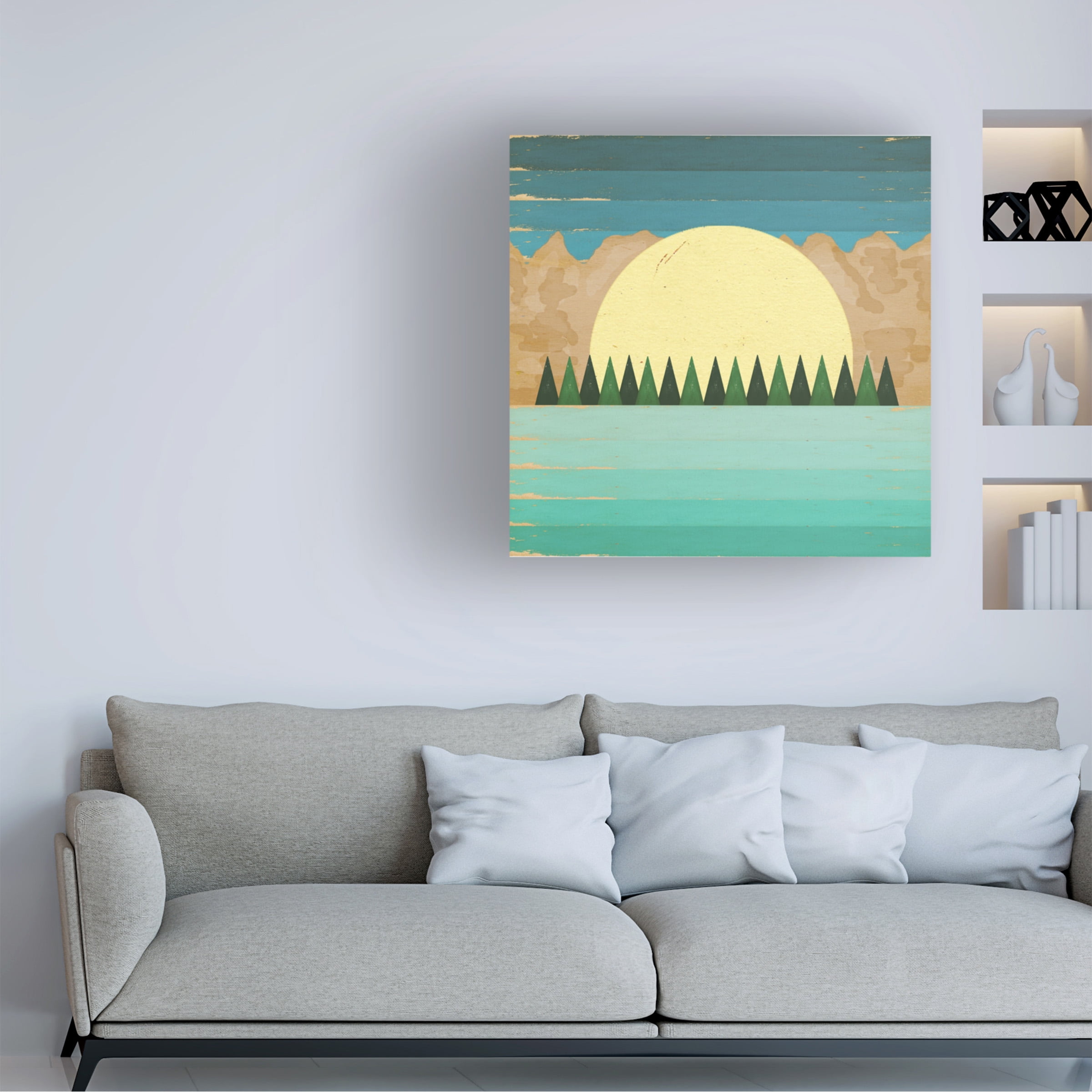 Trademark Fine Art 'Scenic View' Canvas Art by Tammy Kushnir