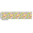 thumbnail image 3 of Ambesonne Floral Boho Fabric by the Yard Upholstery, Pop Art Flower Pattern, 3 Yards, Pink Yellow Fern Green, 3 of 5