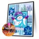 thumbnail image 1 of Cuadros Decorativos Blue Snowman 5D DIY Diamond Painting Kits Full Round Drill Wall Decor (A6066) Likrtyny embutido en tela, 1 of 8