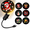 6 pcs, variant on Plug and Play HD Christmas Projector, Christmas Projector with 6/10 Festive Discs with Flexible Gooseneck and Interchangeable Scenes for Bedroom, Living Room & Party Display,10 pcs