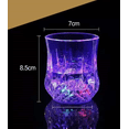 thumbnail image 3 of Colorful LED luminous cup pineapple cup KTV bar color changing beer cup transparent plastic water cup - style：styleL；, 3 of 5