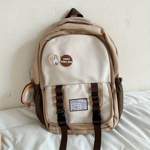Mochila Escolar Para Estudiantes Kawaii, Mochila Con Varios Bolsillos, Mochila De Viaje Informal De Nailon