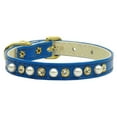 thumbnail image 6 of Dog, Puppy and Pet Collar, "3/8" Wide Pearl  Clear Crystals", 6 of 10