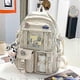 thumbnail image 2 of Kawaii Backpack with Kawaii Pin and Accessories Backpack Cute Aesthetic Backpack Cute Kawaii Backpack for School(white), 2 of 5