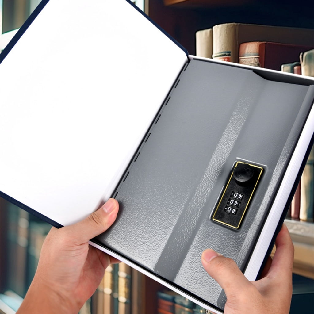 Dictionary Security Key Locker Money Secret Safe Box with 3 Digit Lock