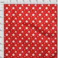 thumbnail image 3 of oneOone Cotton Poplin Twill Red Fabric Merry Christmas Diy Clothing Quilting Fabric Print Fabric By Yard 56 Inch Wide - I2, 3 of 4