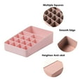 thumbnail image 6 of PPgejGEK Small Squares Lipstick Storage Box Compartment Lidless Jewelry Organizer 17.5x11x4.5cm (6.88x4.33x1.77in) ABS Makeup Nail Polish Holder Desktop Cosmetic Tray, 6 of 6