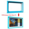 thumbnail image 3 of Kuymtek Monitor Frame Cover Case Protección contra caídas para el nuevo Amazon Echo Show 15 (Azul), 3 of 5