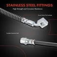 thumbnail image 4 of A-Premium Front Driver Brake Hydraulic Hose Compatible with Select Buick and Saab Models - LaCrosse 2010-2016, Allure 2010-2010, Regal 2014-2017, 9-5 2010-2011, 4 of 8