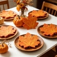 thumbnail image 6 of ShengapQ Autumn Thanksgiving Disposable Tableware 32Pcs, Paper Plates and Cups, Fall Holiday Dinner Party Supplies, Pumpkin and Maple Leaf Design, Easy Cleanup for Gatherings, 6 of 6