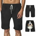 thumbnail image 2 of CONZONE Mens Pajama Shorts Elastic Waist Drawstring Summer Pjs Shorts for Men Funny Dog Graphic Lightweight Loose Fit Cozy Homewear Sleepwear, 2 of 5