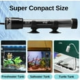 thumbnail image 3 of XpertMatic Submersible Aquarium Heater, 100W Adjustable Fish Tank Heater Thermostat with Suction Cup, for Marine Saltwater and Freshwater, Up to 20 Gallon Fish Tanks, 3 of 5