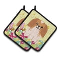 thumbnail image 1 of Carolines Treasures BB6103PTHD Easter Eggs Pekingnese Rouge Blanc Paire de Porte-Pots, 1 of 3