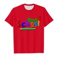 thumbnail image 1 of TZEWGL Summer Short Sleeved Soft Graphic Prints Basic Tees For Child Clothing For Newborns size 8-9T, 1 of 5