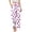 Purple, variant on kaondbfi Fashion Casual Women's Wide Leg Pants High Elastic Waisted Pants Trousers with Pockets Summer Casual Pants for Women