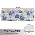 thumbnail image 5 of Kitchen Rugs Sets Of 2,Pioneer Flower Floral Print Pattern Anti Fatigue Kitchen Mat Rugs Non Slip Washable,Decorative Kitchen Floor Mats for Kitchen,Sink,Laundry,17"X47", 5 of 5