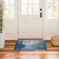 thumbnail image 3 of Yayeee Doormat for Indoor Entrance 32" x 20" Non Slippery Floor Rug, Blue Sky and River, 3 of 8