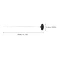 thumbnail image 2 of Houderco Floor Clock Gong Accessories Gong Replacement Black Aluminum 1Pack, 2 of 8