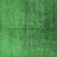 thumbnail image 1 of Ahgly Company Indoor Square Oriental Emerald Green Industrial Area Rugs, 6' Square, 1 of 4