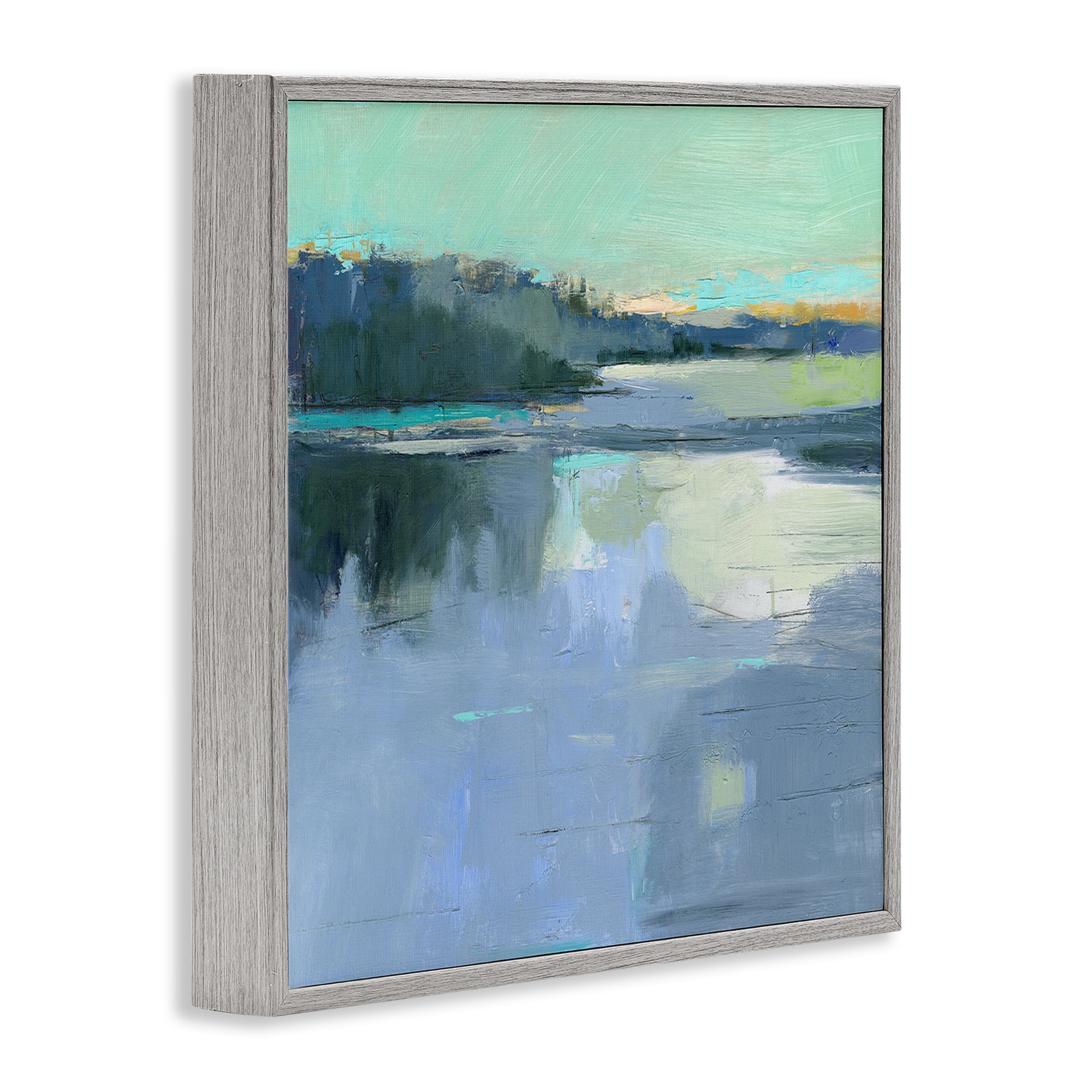 Stupell Industries Brave Boat Harbor Gray Framed Giclee Art, design by Kathleen Robbins