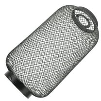 LEORX Open Lampshade Metal Lampshade Black Cylinder Cover for Home 1Pcs