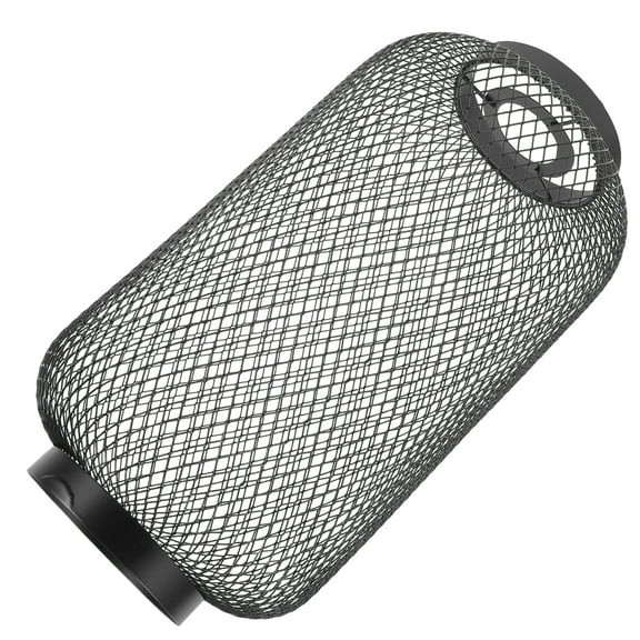 LEORX Open Lampshade Metal Lampshade Black Cylinder Cover for Home 1Pcs