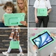 thumbnail image 2 of Allytechgrou Rugged Case for Apple Air 11 Inch M3 M2 2025 2024, Heavy Duty Shockproof Kickstand Handle Design with Shoulder Strap Kids Friendly Drop Protection Case for iPad Air 11", Mintgreen, 2 of 5