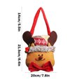 thumbnail image 3 of LanSuare Christmas Gift Doll Bags, Milu Deer Doll Storage Bag with Handles, Reusable Fabric Christmas Doll Gift Bags, Suitable for Xmas Festival Birthday Party Favor, 8.4"x7.8", 3 of 7
