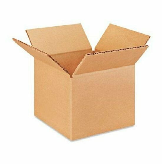 100 6x6x5 Cardboard Paper Boxes Mailing Packing Shipping Box Corrugated