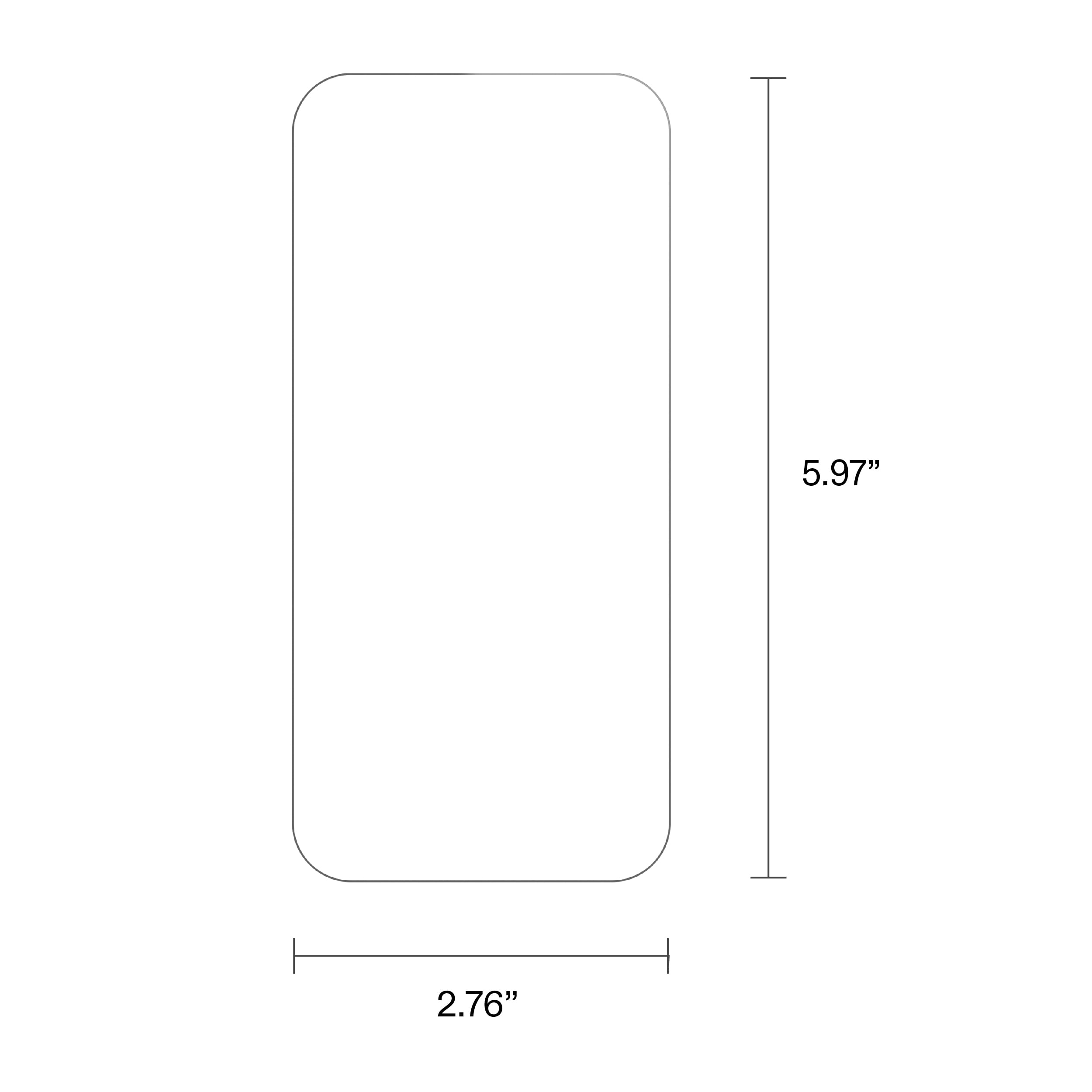 onn iPhone Air 3-Pack Glass Screen Protector with Easy Installation Frame
