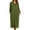 Green, variant on Busydd Full Zip Nightgown for Women Casual Comfy Solid Color Long Sleeve Dress Fashion Loose Hooded Nightdress with Pockets S
