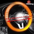 thumbnail image 4 of Auto Heated Steering Wheel Cover 12v 15 In Car Universal Winter Steering Wheel Heating Hand Warmer Wheel Protectivecover, 4 of 5
