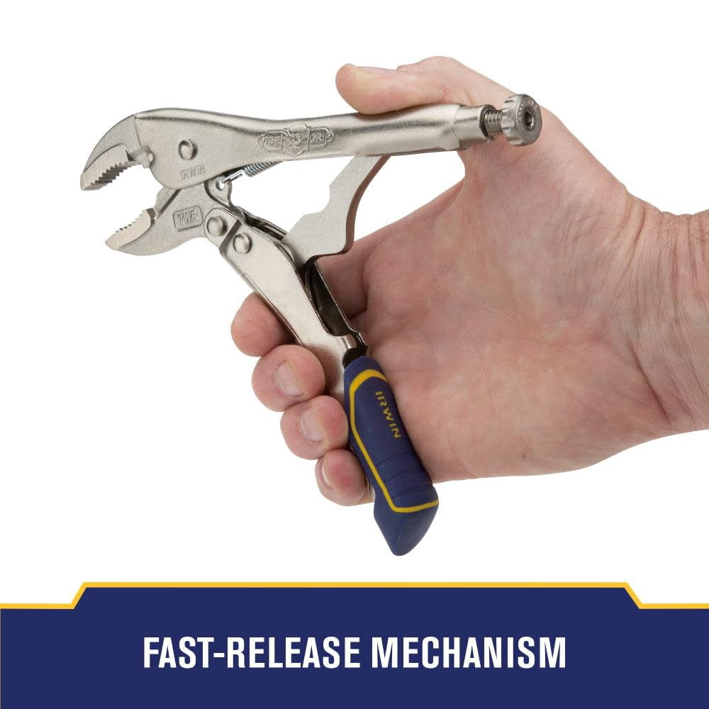 IRWIN 07T - Fast Release 7" Curved Jaws Locking Pliers
