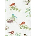 thumbnail image 2 of Bird Print Tablecloth Multi-color Polyester Fabric Laura Ashley (60 x 84 Oval), 2 of 7