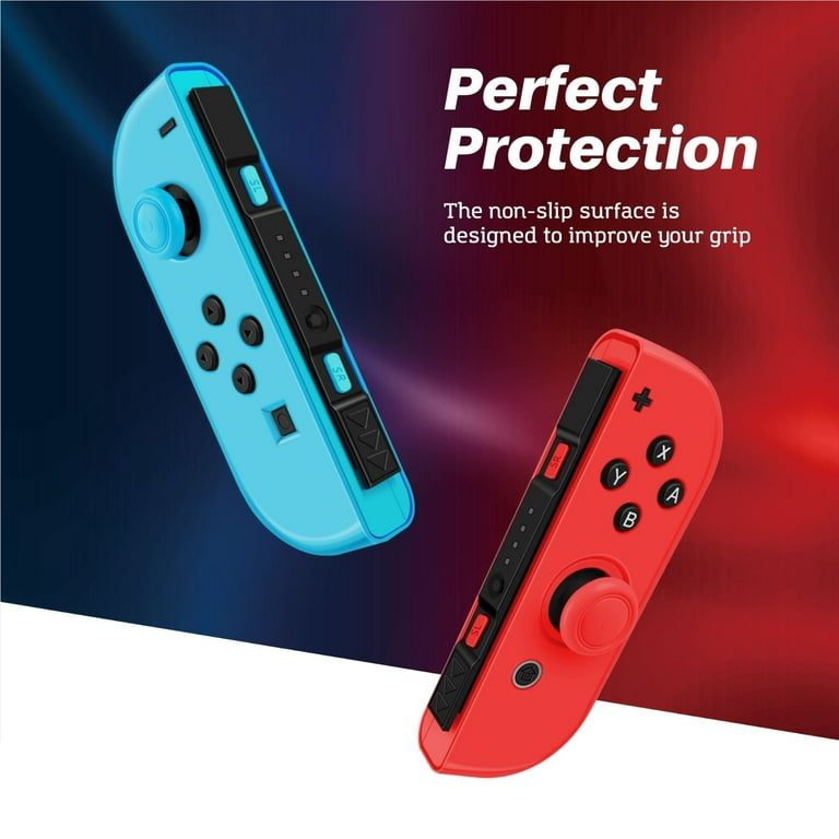 FANPL Glitter Case for Nintendo Switch & Switch OLED Joy Con, Sparkly Clear  Joy Con Protective Cover with Ergonomic Design, Soft Jon Con Controller